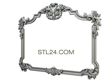 Зеркала и рамы (RM_0831) 3D модель для ЧПУ станка